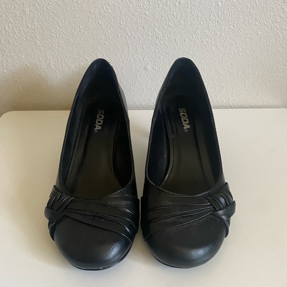Soda Women's Classic Black Heels